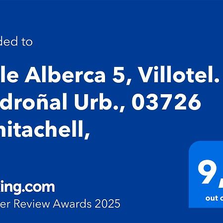 Calle Alberca 5, Villotel. Madronal Urb., 03726 Benitachell, Teulada Exterior photo